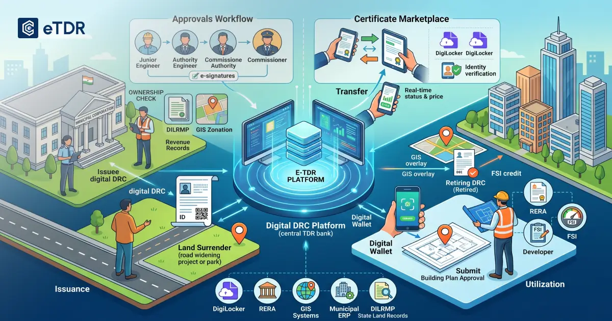 Development Rights Certificate Management Systems